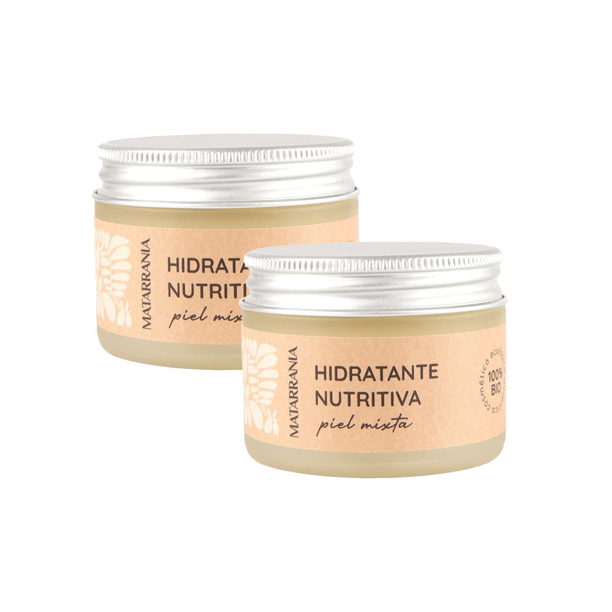 Pack of 2x Matarrania Organic Combination Skin Moisturiser 30 ml