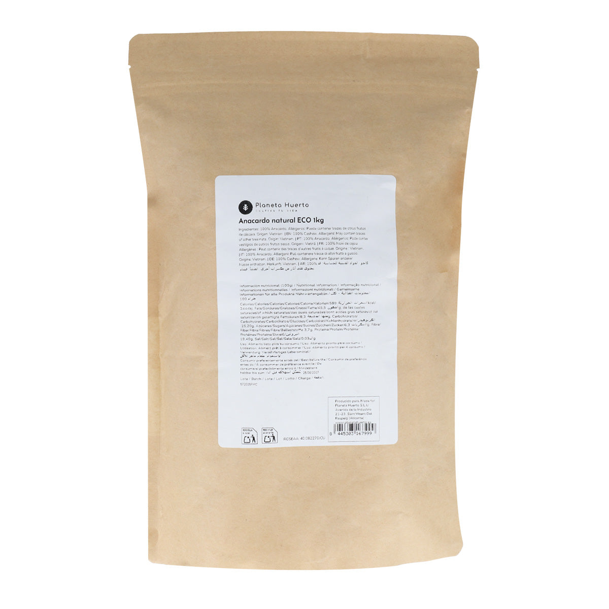 Orzech nerkowca naturalny ECO Planeta Huerto 1 kg
