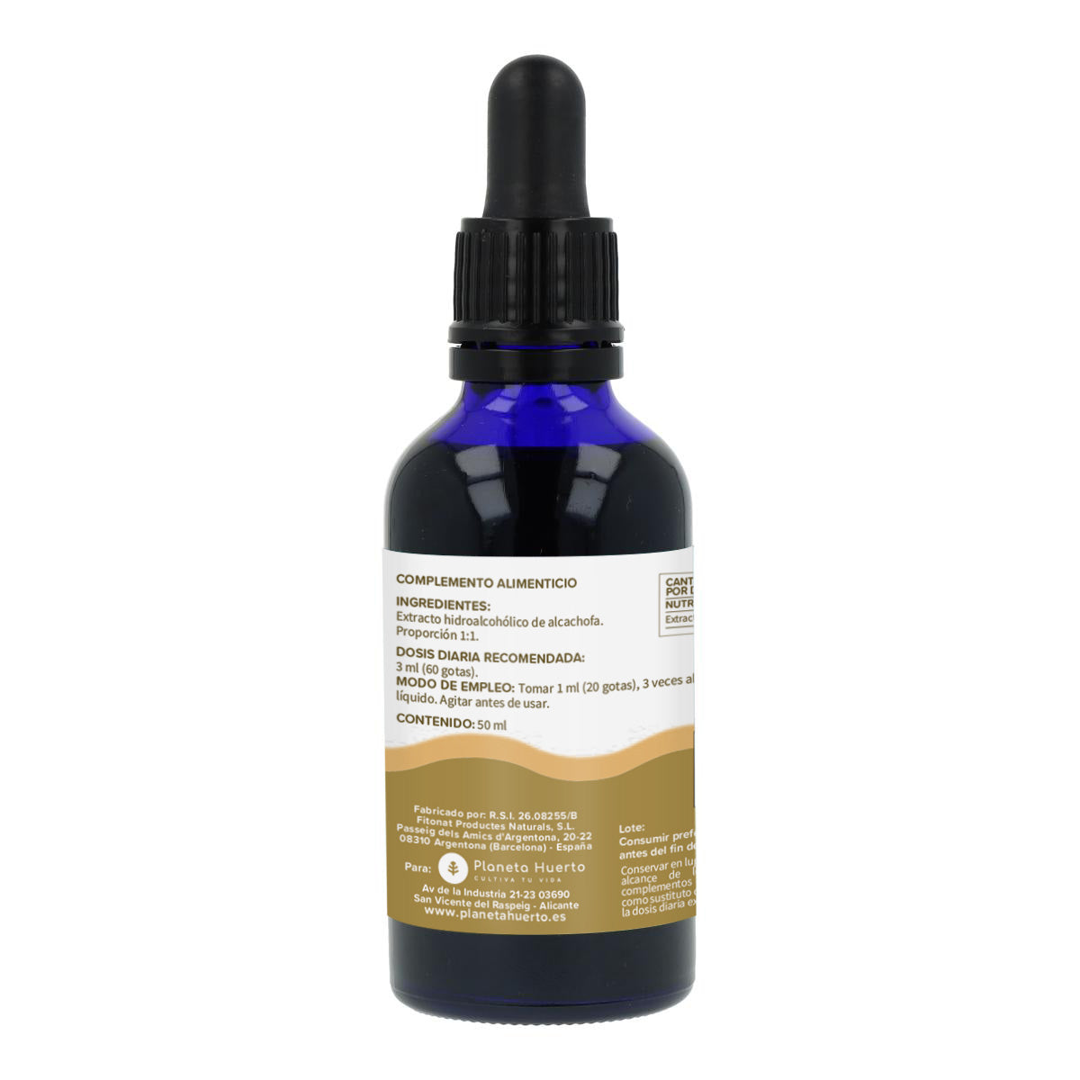 Wyciąg z karczocha Planeta Huerto 50 ml.