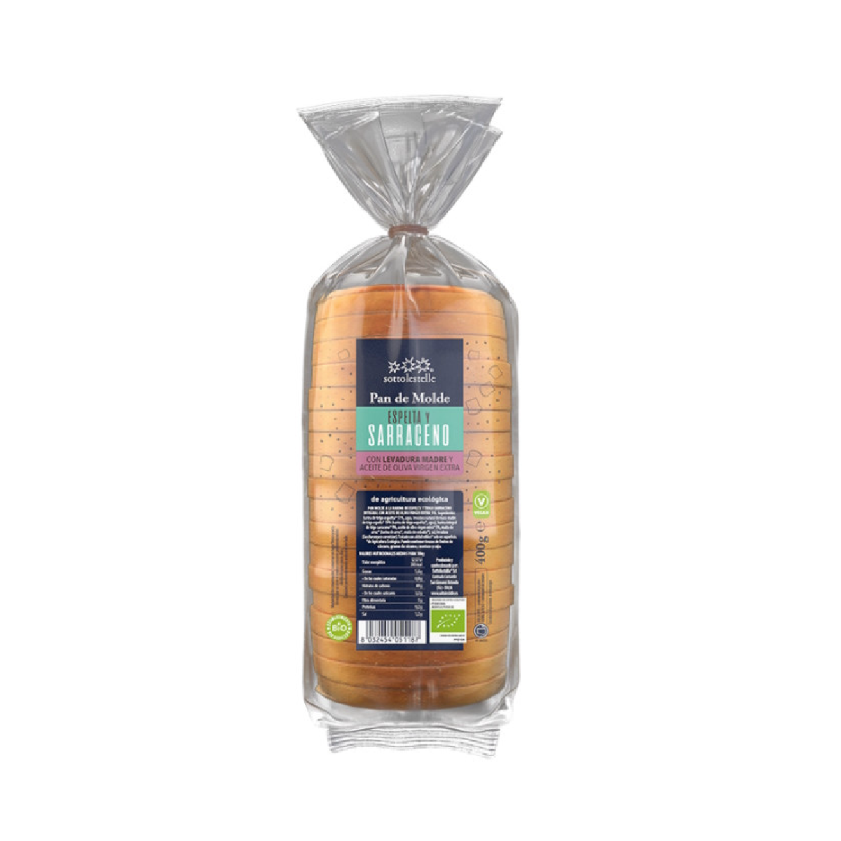 Pane in cassetta di farro e grano saraceno Sottolestelle 400 g
