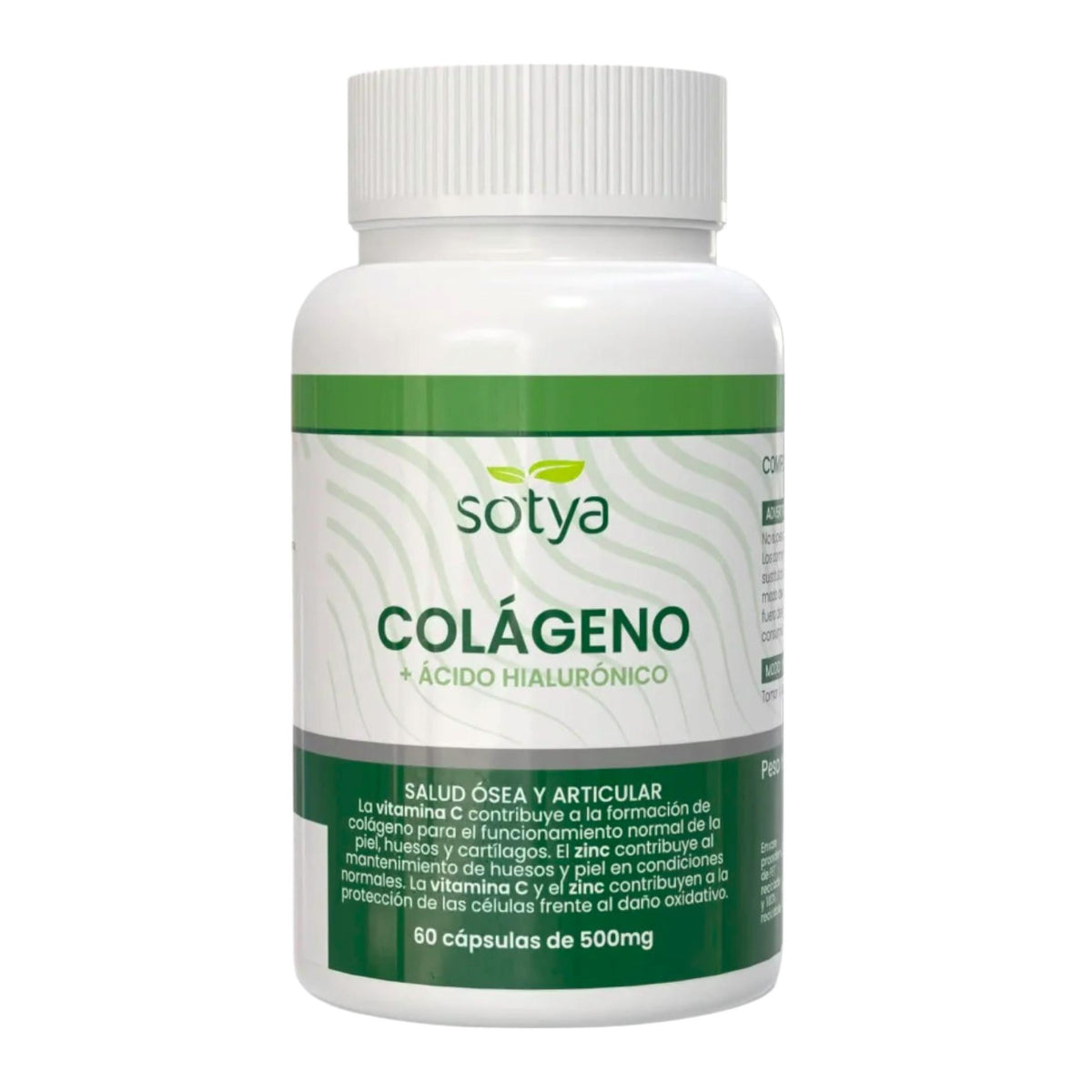 Collageen met hyaluronzuur, Sotya, 60 capsules