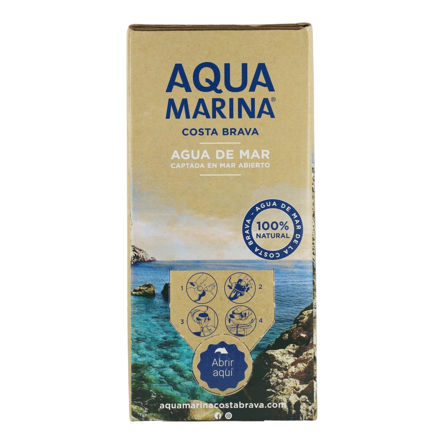 Isotonisches Meerwasser B&B Aquamarina 3 l