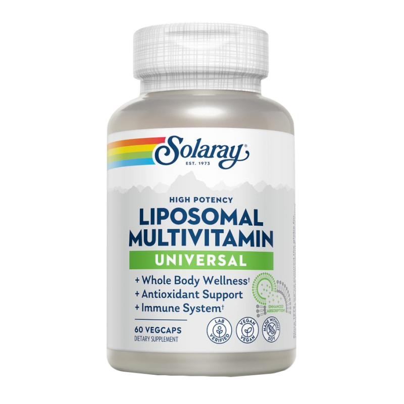 UNIVERSAL LIPOSOMAL MULTIVIT.- Solaray 60 VEGCAPS S