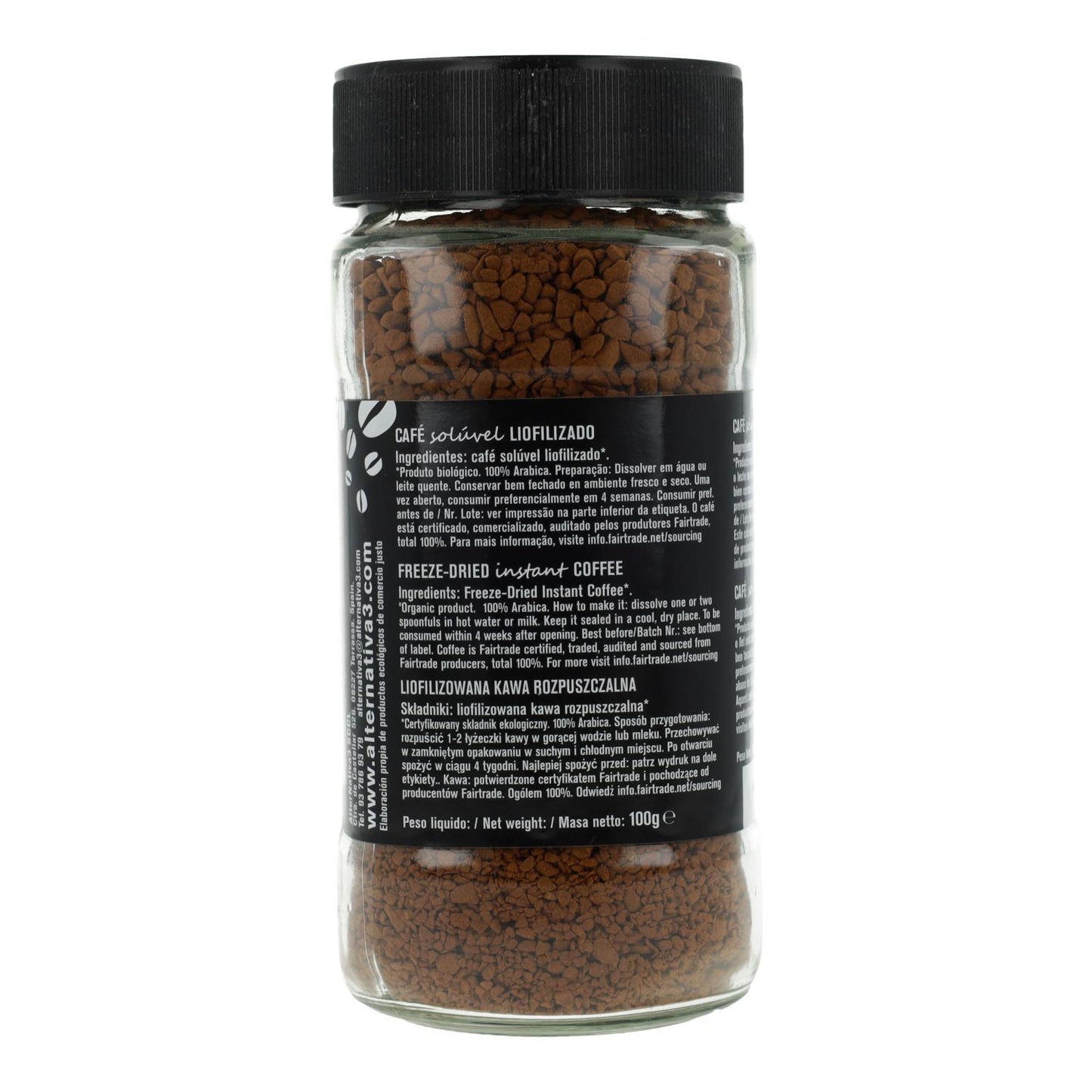 Café soluble Liofilizado Bio Alternativa 100g