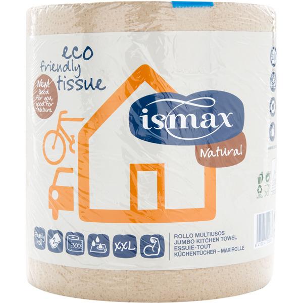 Rouleau de papier double couche multi-usage écologique Ismax