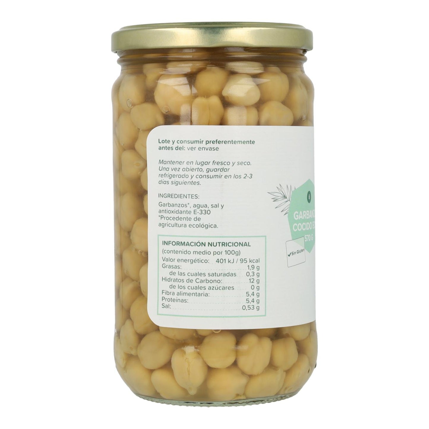 Ceci cotti ECO Planeta Huerto 570 g