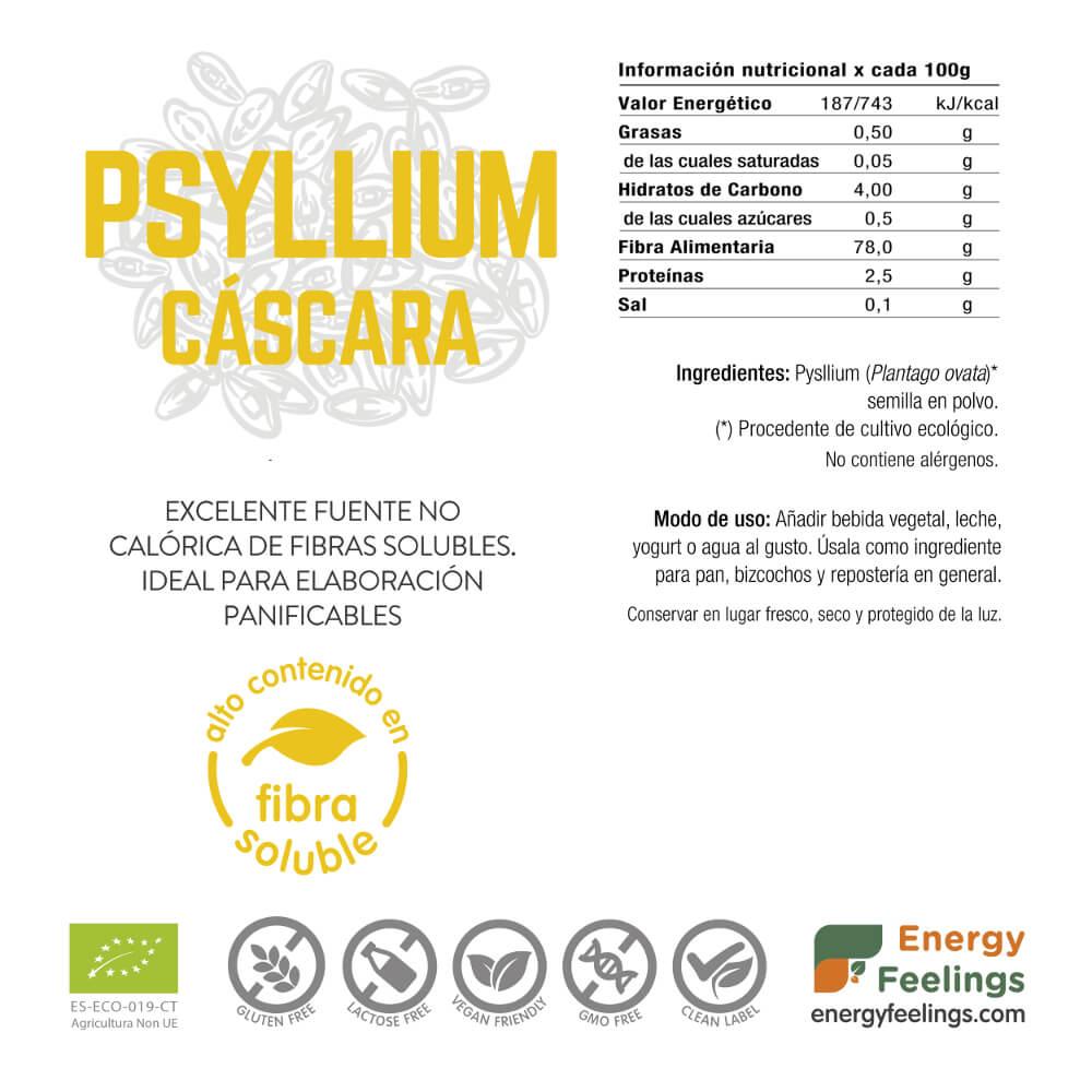 Psylliumschalen ECO Energy Feelings 500 g