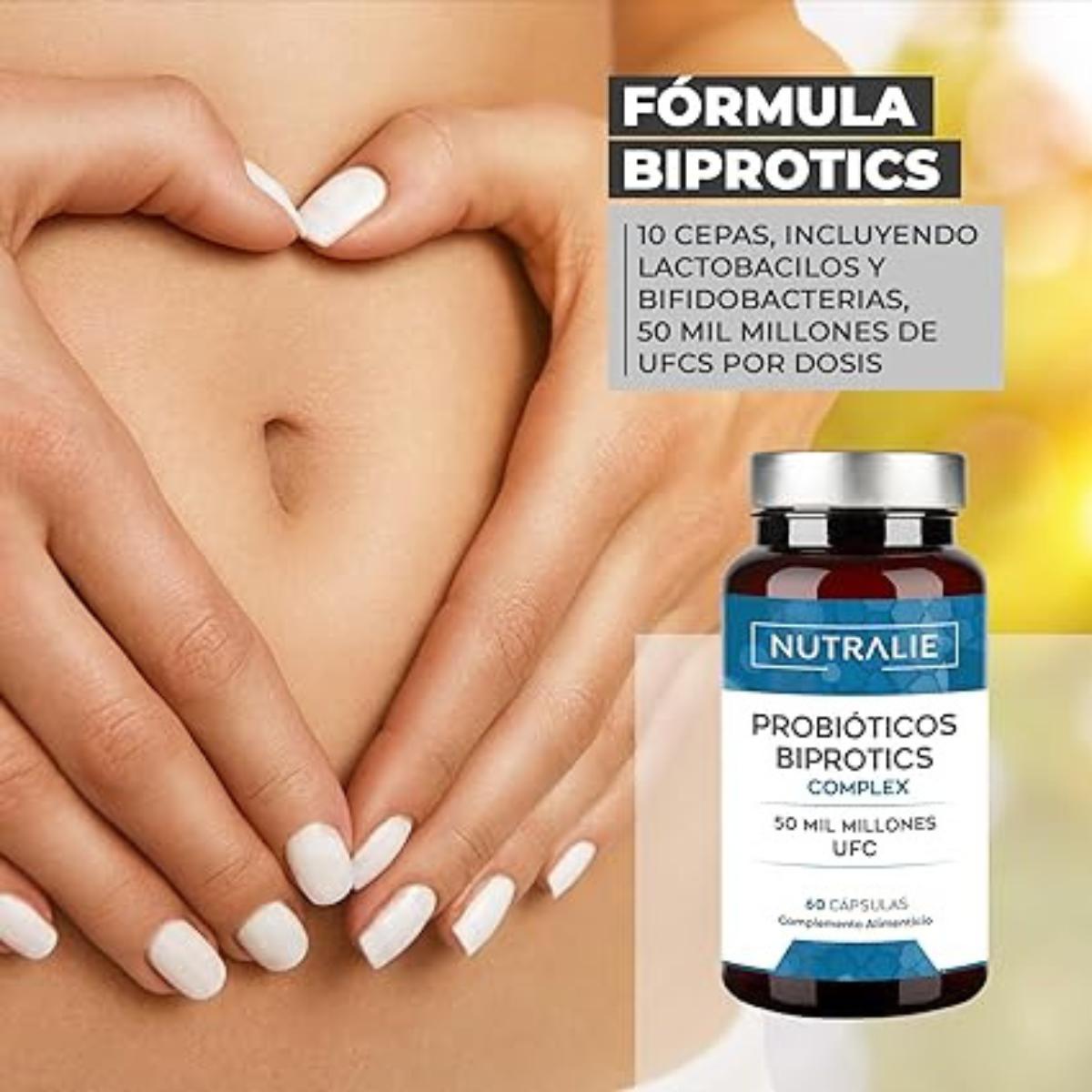 Nutralie Intestinal Probiotics 10 Strains 60 Capsules