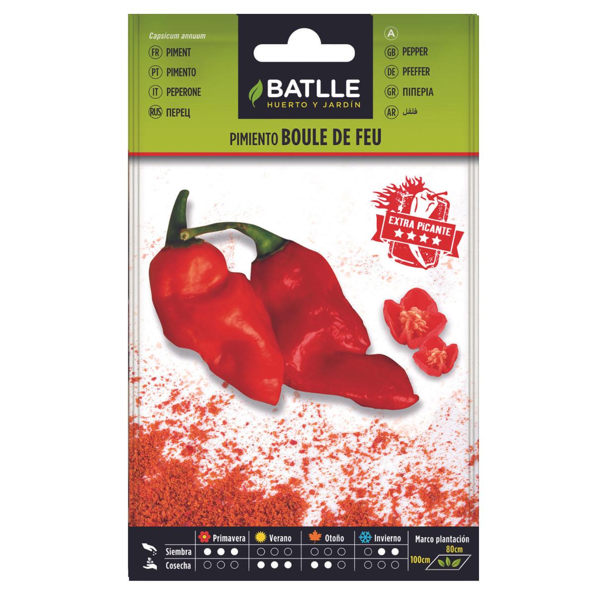 Nasiona ostrej papryki Boule de Feu Batlle