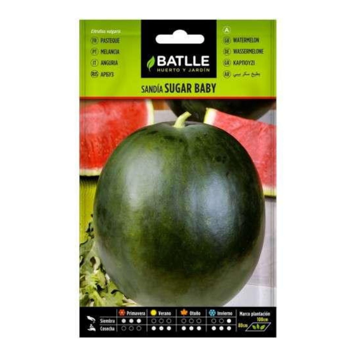 Sugar baby-vattenmelonsfrön Batlle