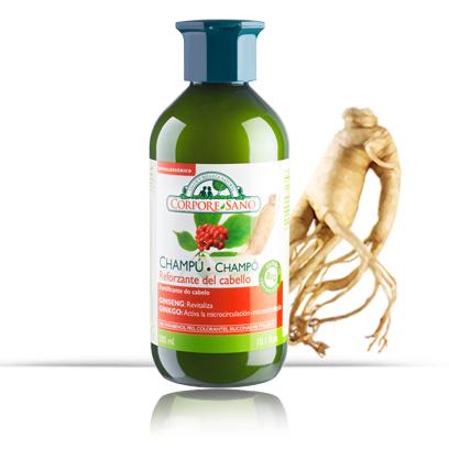 Shampooing fortifiant au ginseng et au ginkgo Corpore Sano 300 ml