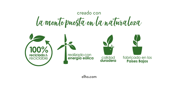 Dubbele orchideeënpot Brussels orchid duo Elho transparant