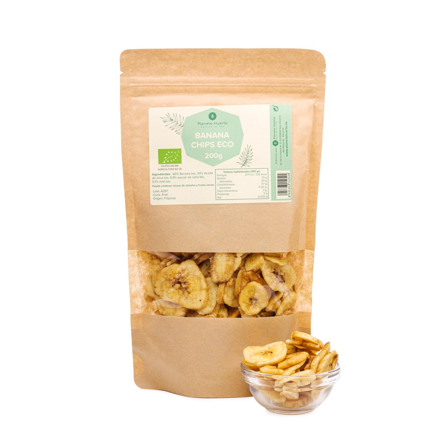 Chipsy bananowe ECO Planeta Huerto 200 g