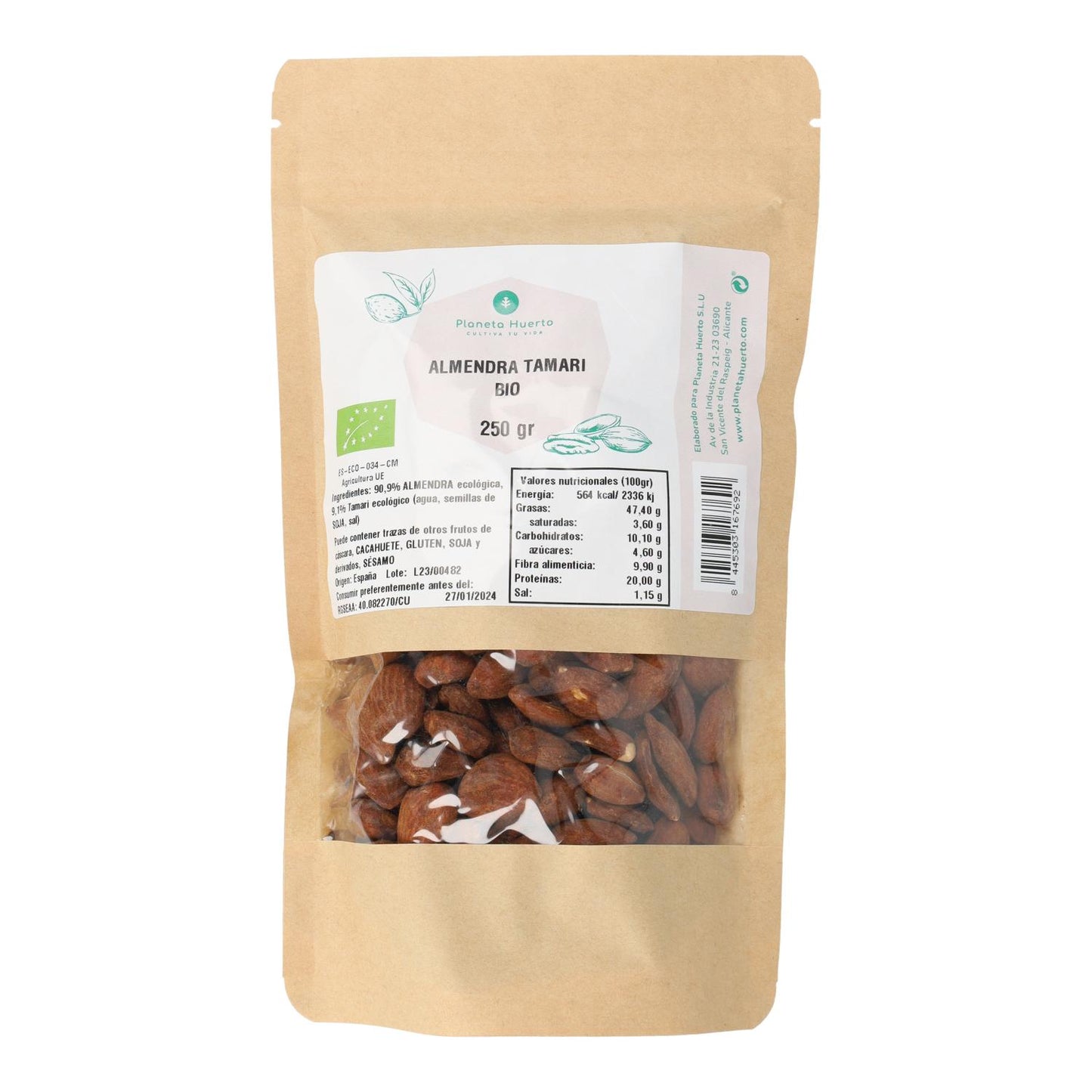 Tamari migdałowe ECO Planeta Huerto 250 g
