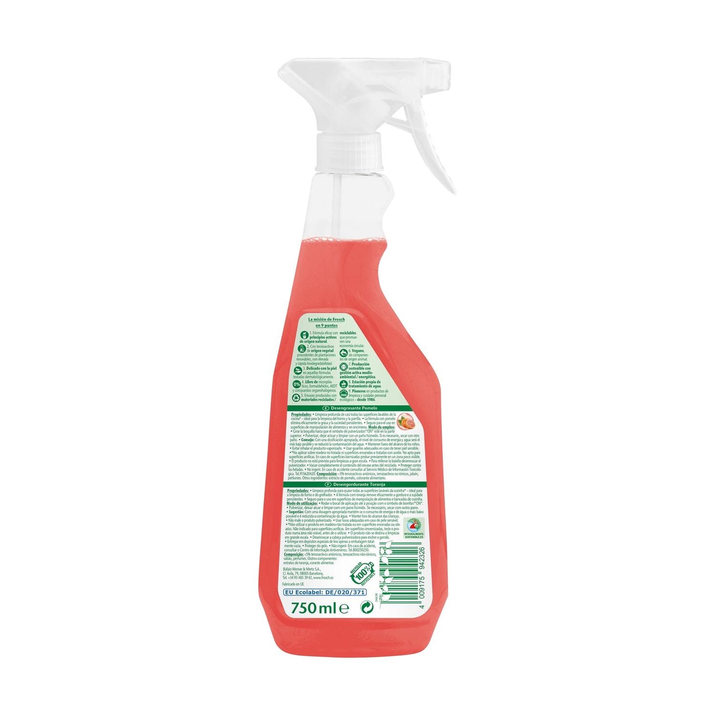 10er-Packung Grapefruit-Fettlöser Frosch