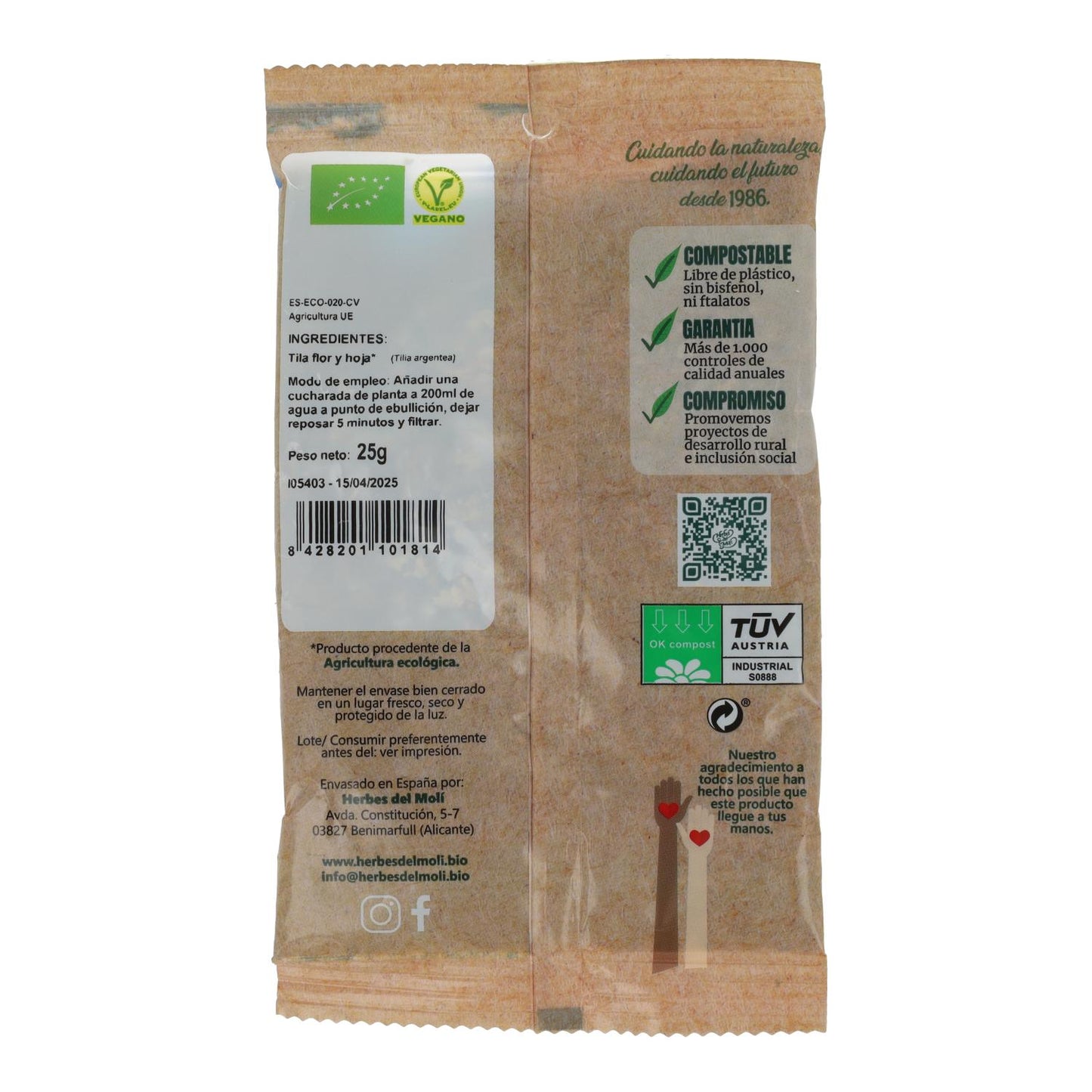 Lindblad Herbes del Molí, 25 g