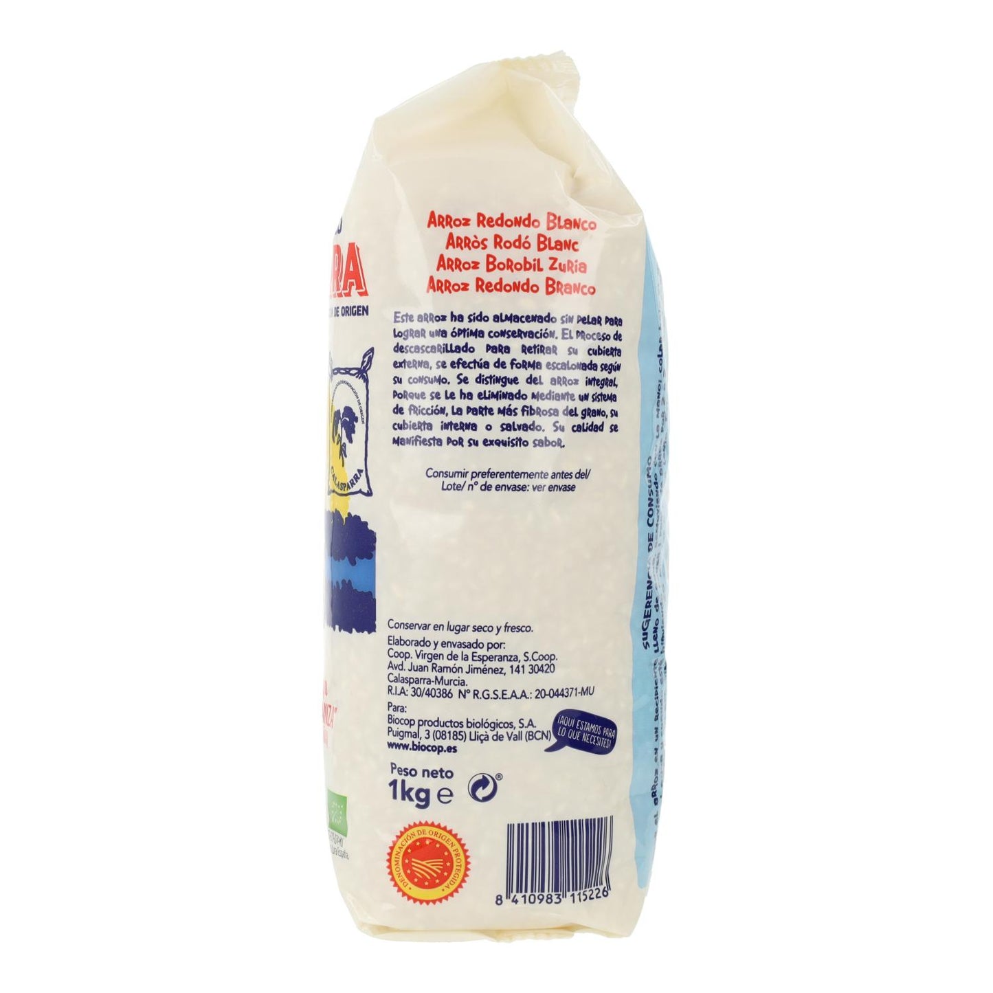 Ryż okrągły biały Calasparra 1 kg