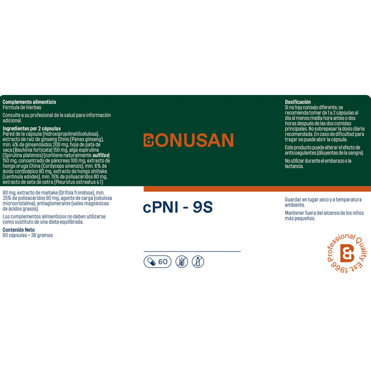 Bonusan cPNI – 9S 60 capsule