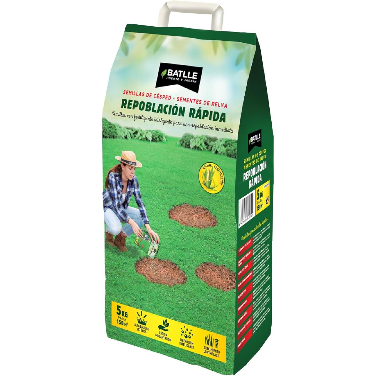 Semi per prato a rapida ricrescita Batlle 5 kg