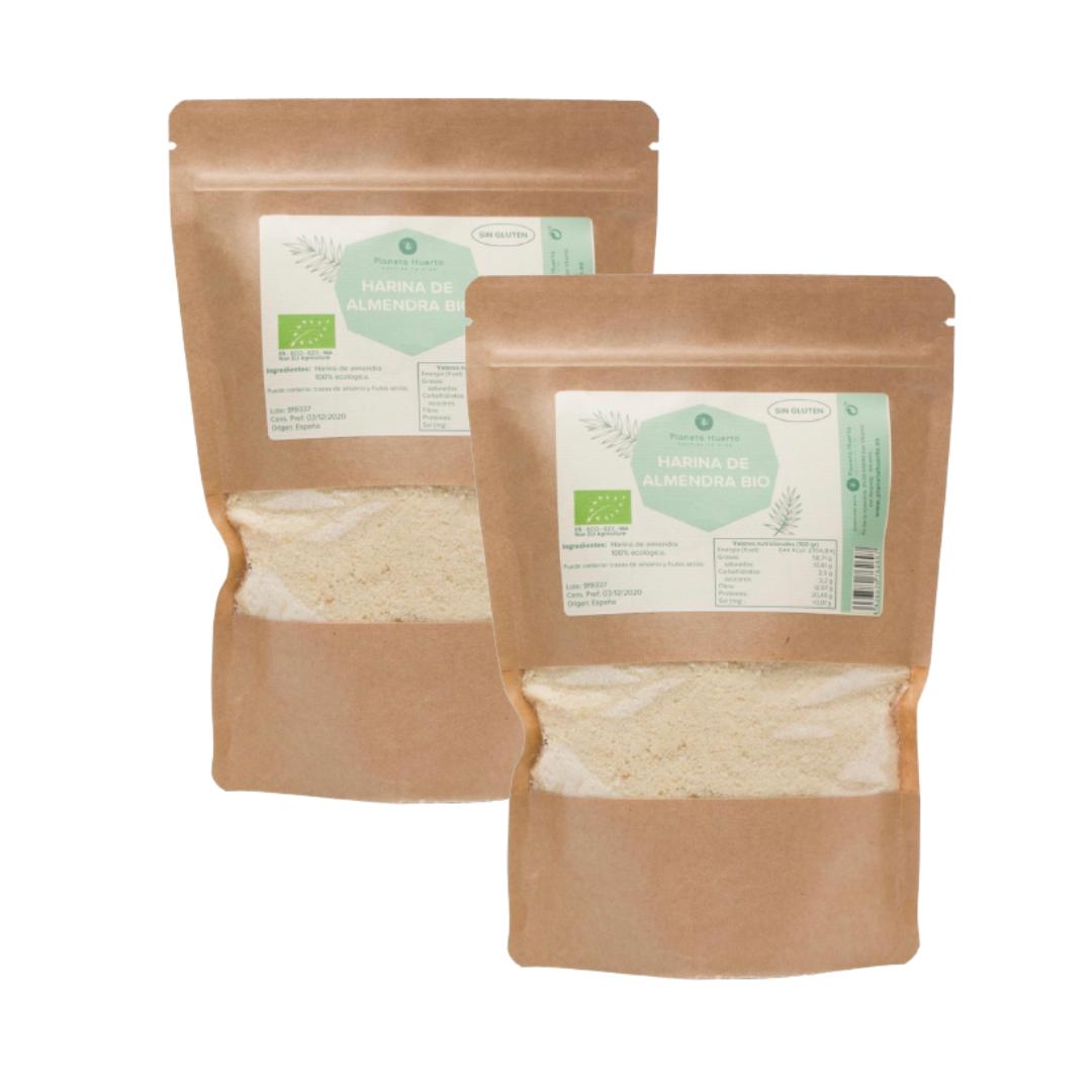 Confezione 2x Farina di mandorle senza glutine ECO Planeta Huerto 1 kg