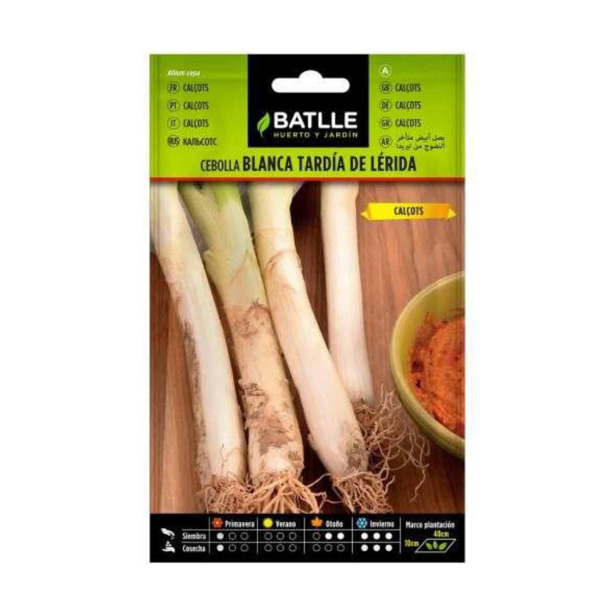Graines de calçots Oignon blanc tardif de Lérida Batlle