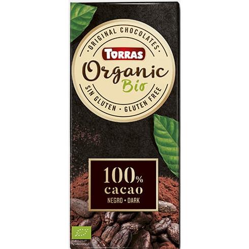 100 % vegane Bio-Zartbitterschokolade Torras 100 g