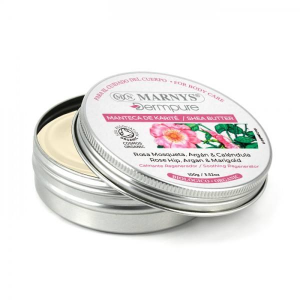 Bio-Sheabutter Rosa Mosqueta + Argan + Ringelblume, Marnys