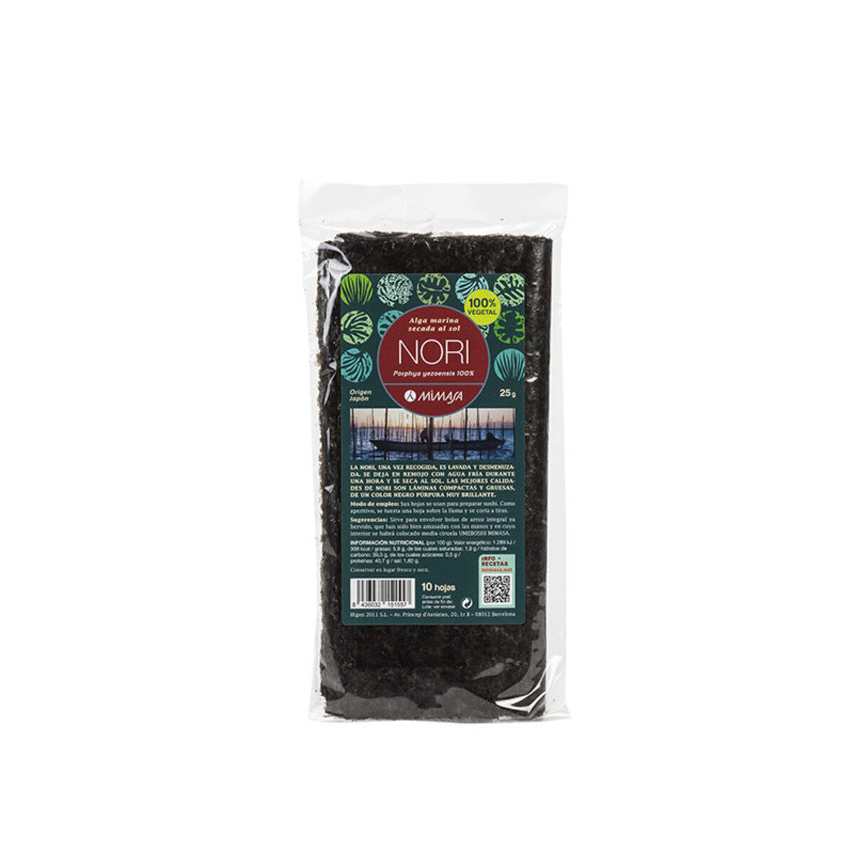 Nori Origine Giappone MIMASA 25 g