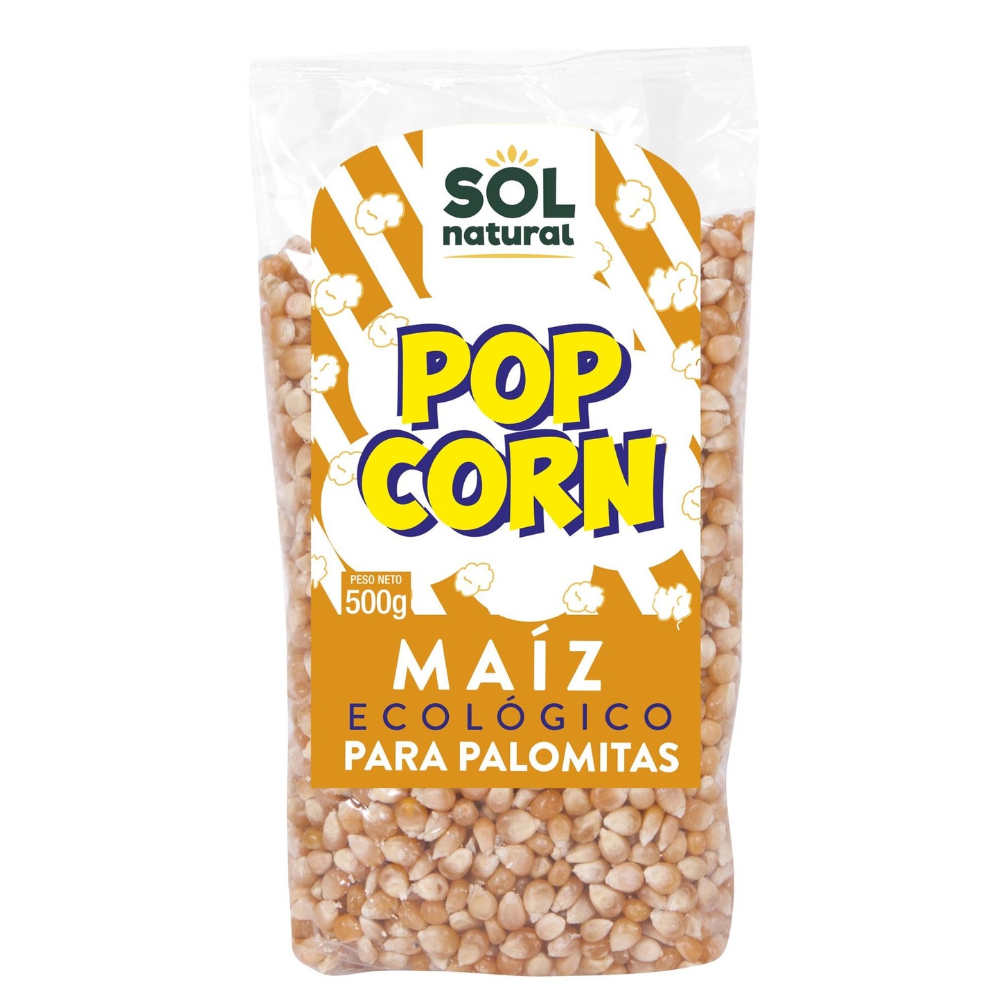 Biologische popcornmaïs Sol Natural 500 g