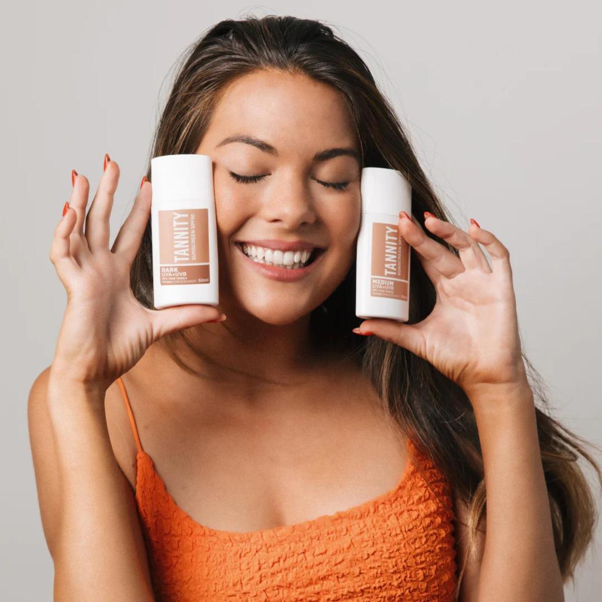 Tinted Sunscreen SPF50 - Dark, Tannity 50 ml