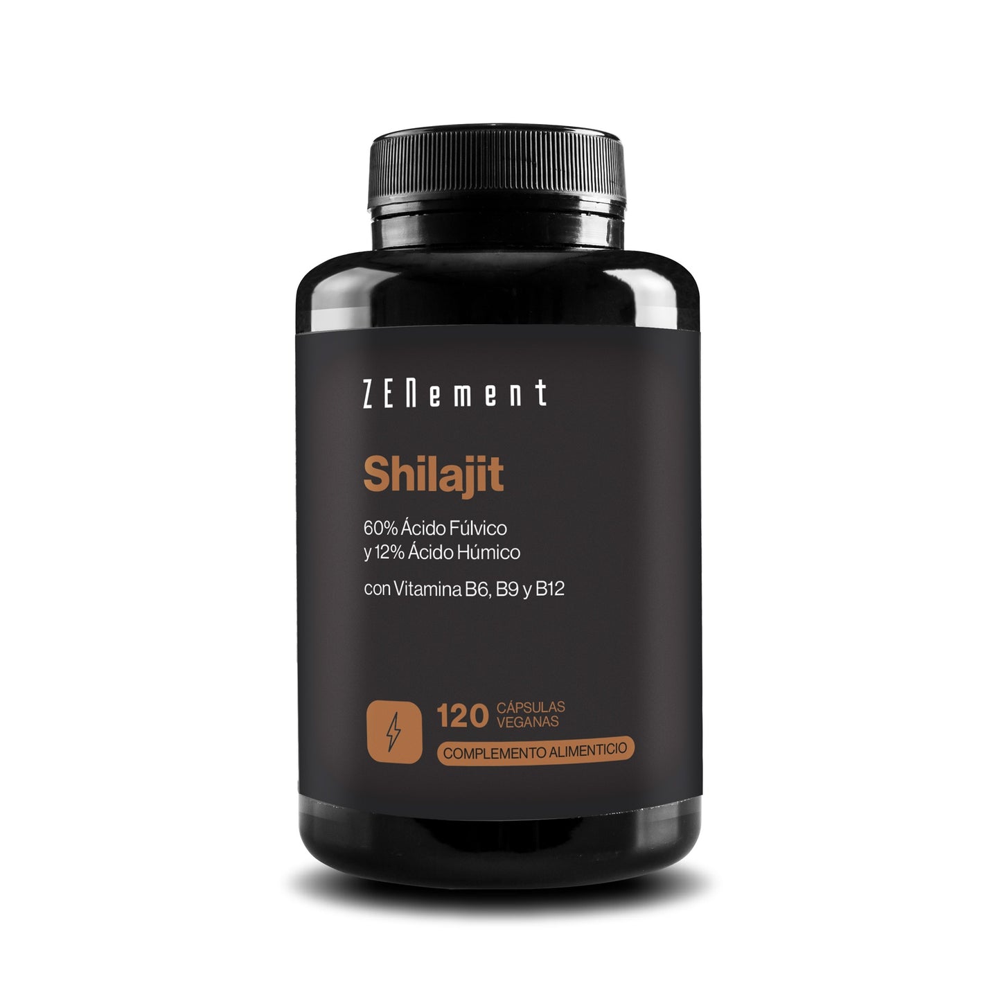 Shilajit mit Vitamin B6, B9 und B12 Zenement 120 Kapseln