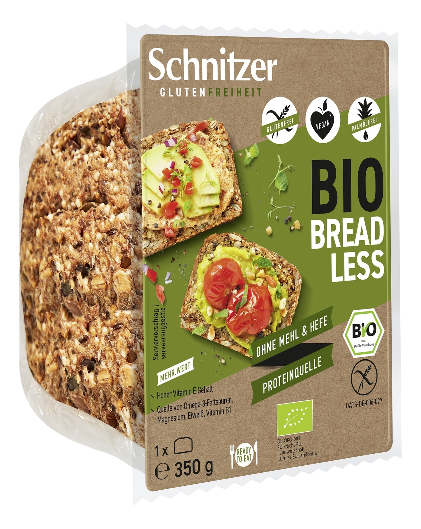 Glutenfreies Schnitzer-Scheibenbrot, 350 g