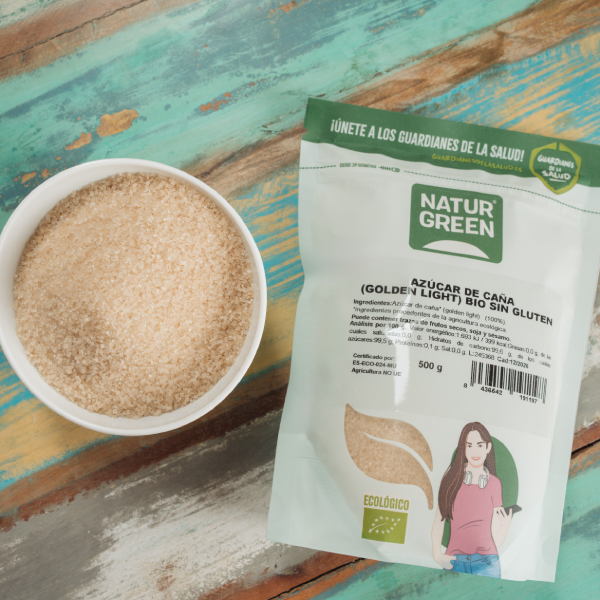 Zucchero di canna (golden light) Bio Naturgreen 500 g
