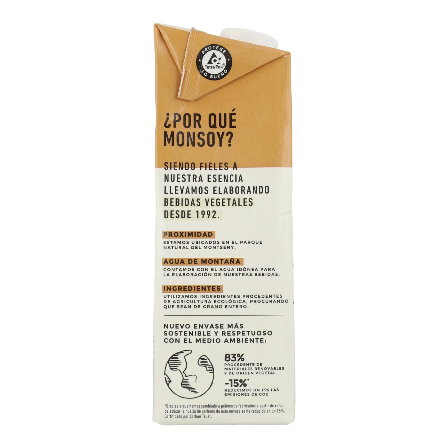 Monsoy Organic Oat and Almond Drink 1 L
