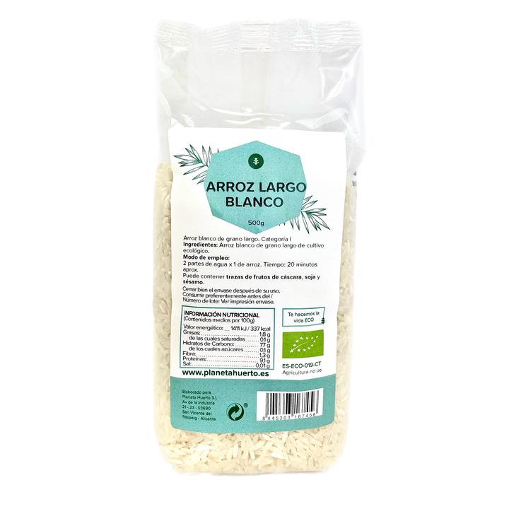 Riso bianco lungo ECO Planeta Huerto 500 g