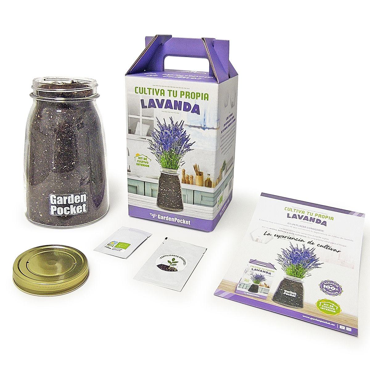 Grow Your Own Lavender Indoors Kit, Garden Pocket