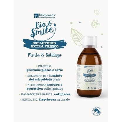 Collutorio Extra fresco con menta e solidago 250 g