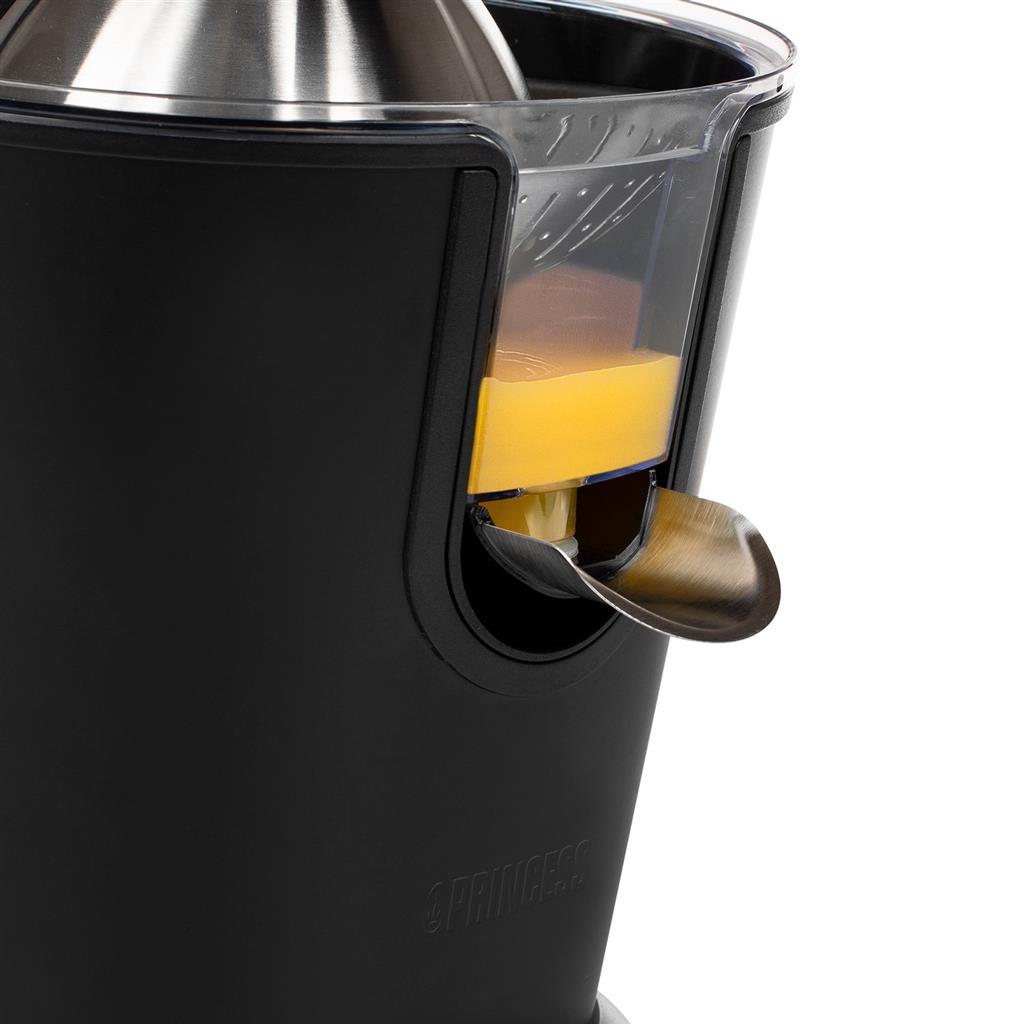 Zwarte stalen citruspers Princess