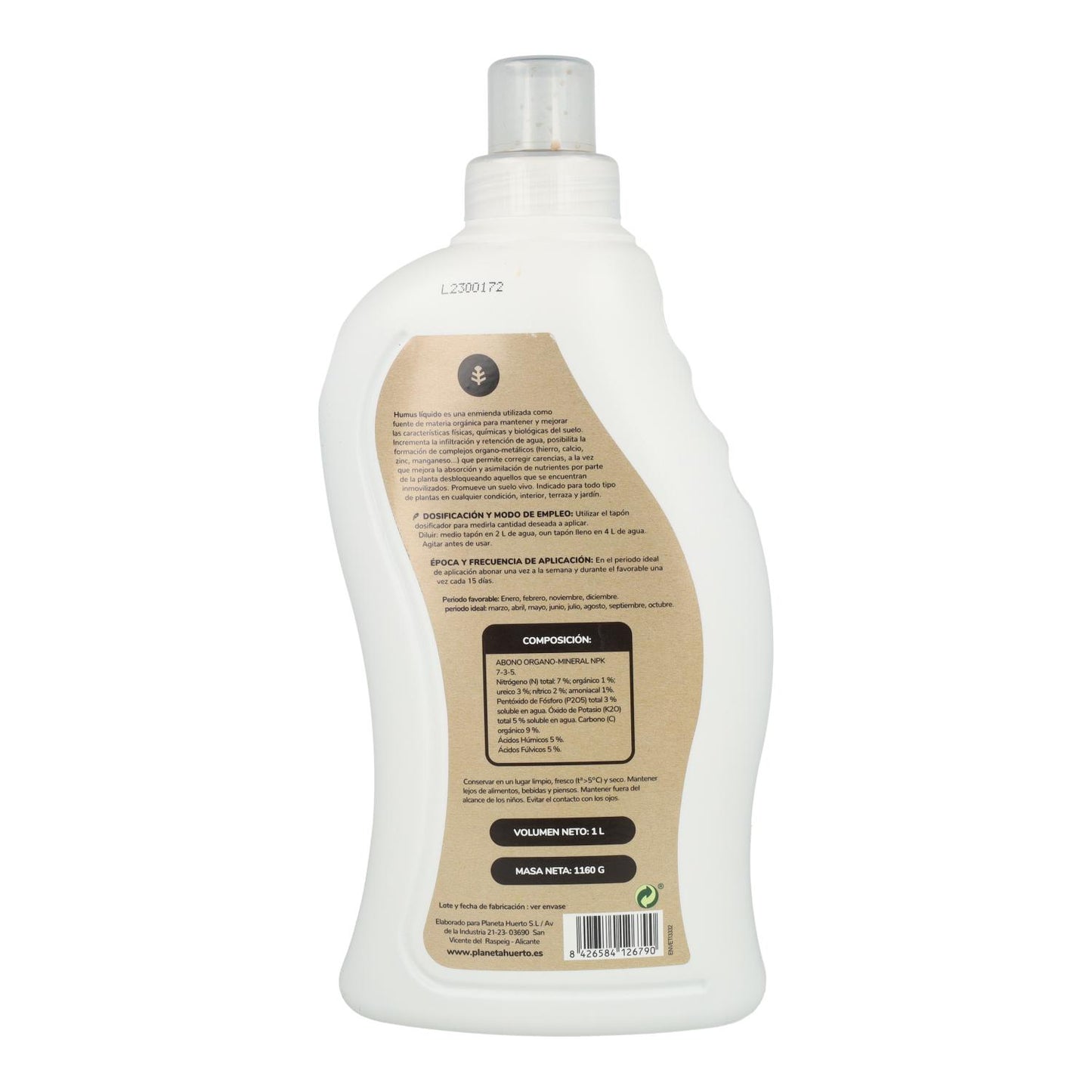 Pak 6xNatuurlijke Vloeibare Humus Planeet Moestuin 1 Liter