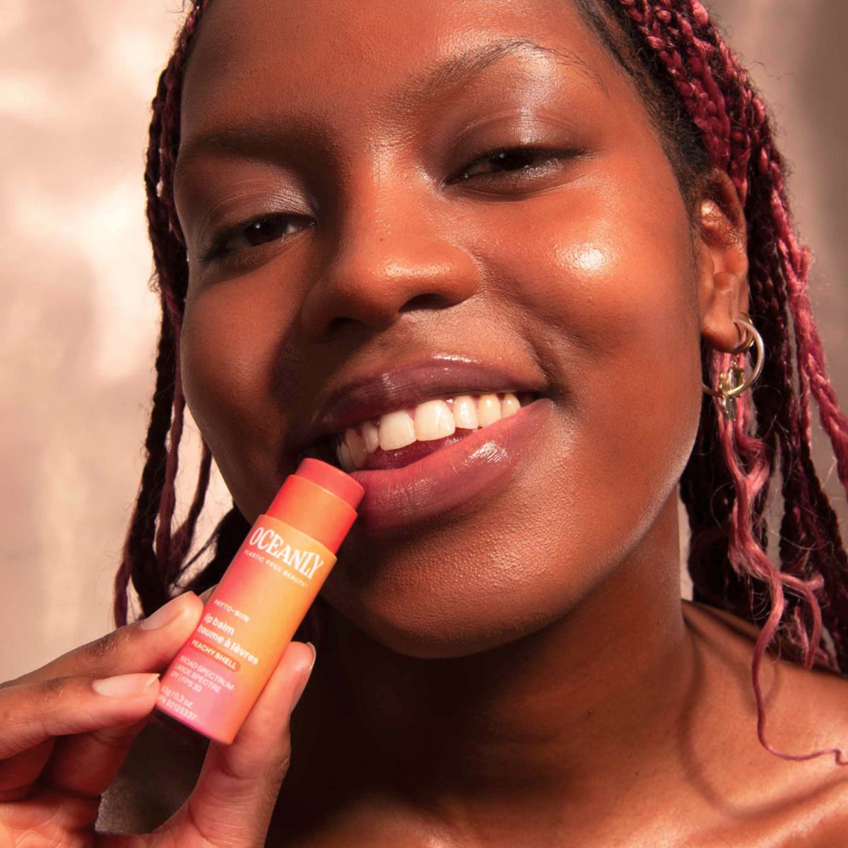 Oceanly - PHYTO-SUN Pomadka do ust z filtrem SPF 30 - Peachy shell, Attitude, 8,5 g