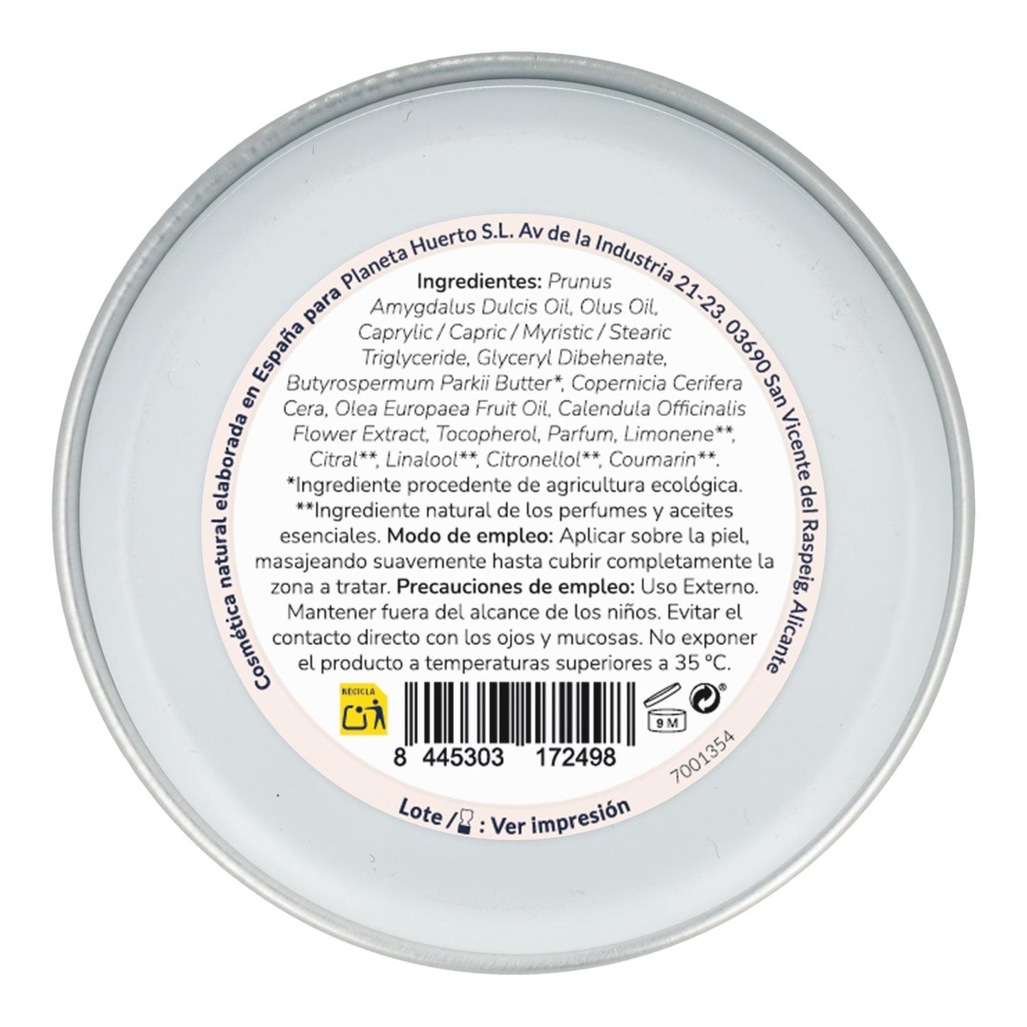 Lugnande ringblommebalsam för barn Planeta Huerto 50 g