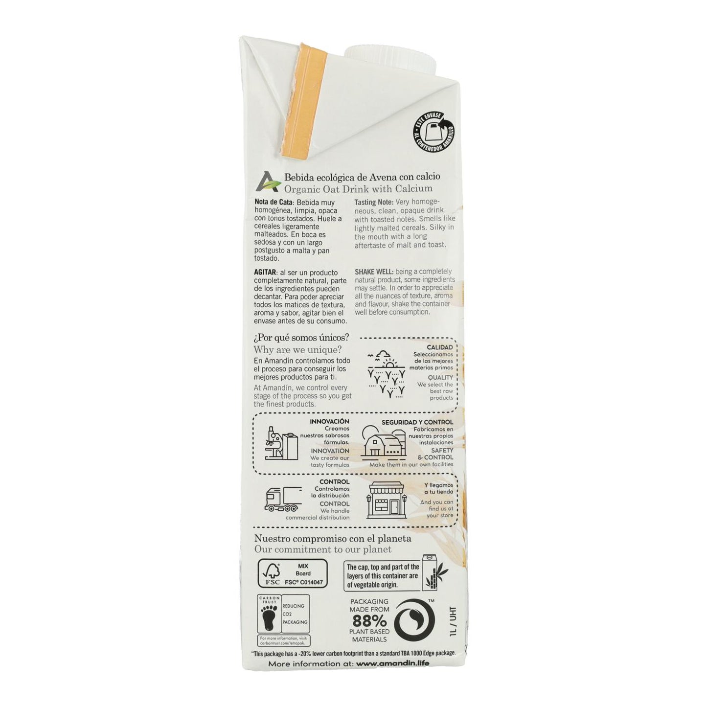 Haverdrank Amandin 1L Bio 1 L