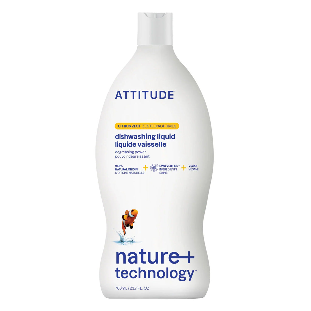 Geschirrspülmittel mit Zitrusduft, Attitude, 700 ml