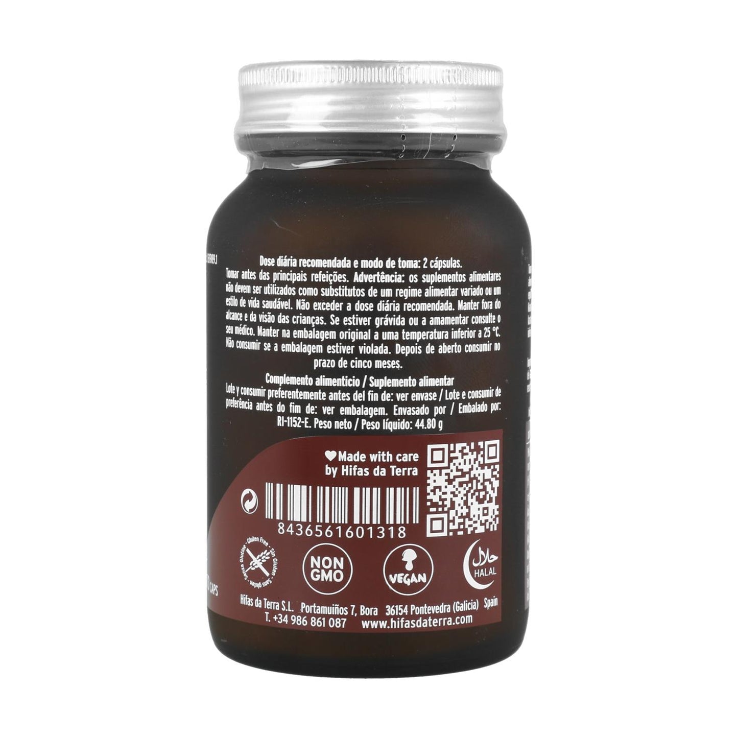 Mico Rei (Ganoderma lucidum) Hifas da Terra 70 capsule