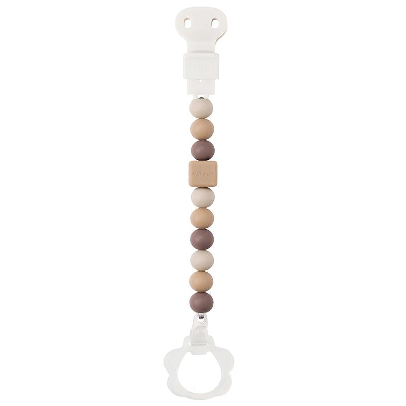 Pinza per ciuccio (con clip per ciuccio) Doukidou Blu-Bianco