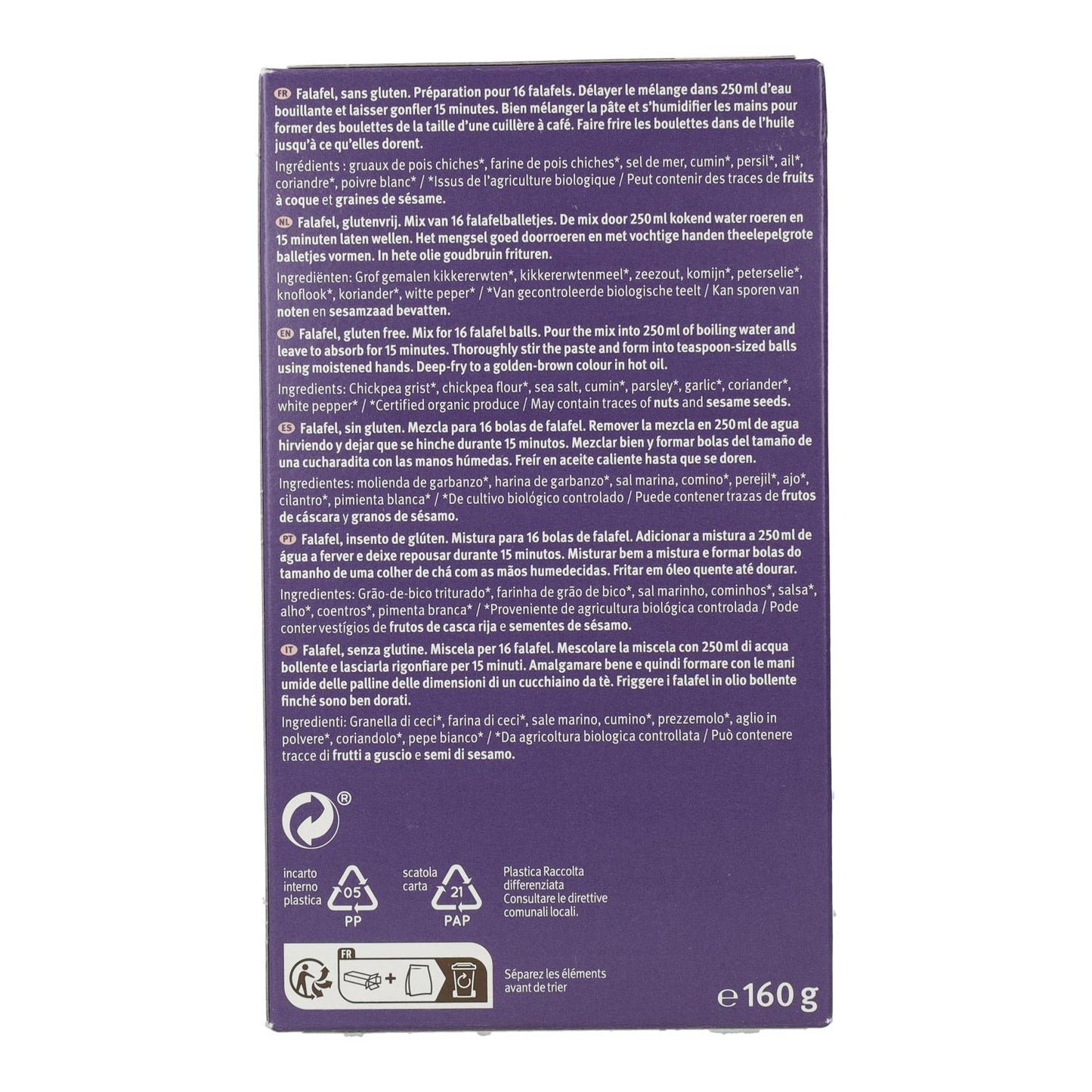 Bauckhof Glutenfreie Falafel 160 g