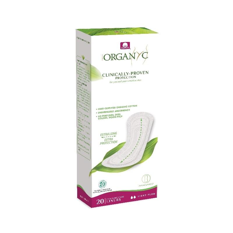 Maxi-Slipeinlagen Organyc 20 Stück