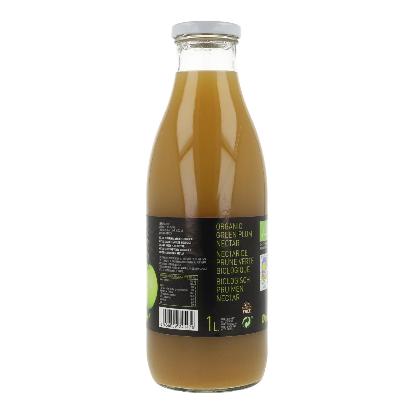 Organic Green Plum Nectar Bio Delizum 1L