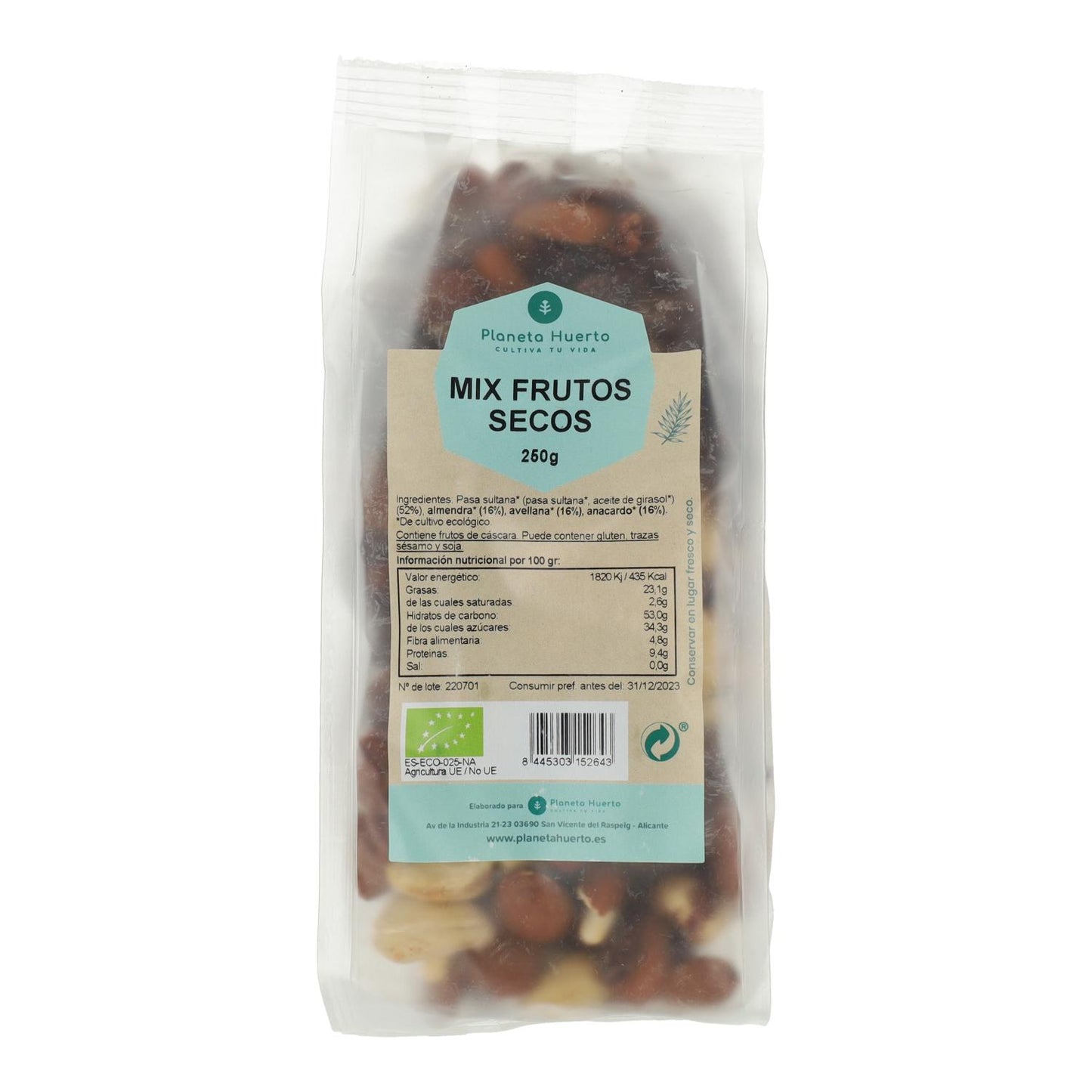 Mieszanka suszonych owoców ECO Planeta Huerto 250 g