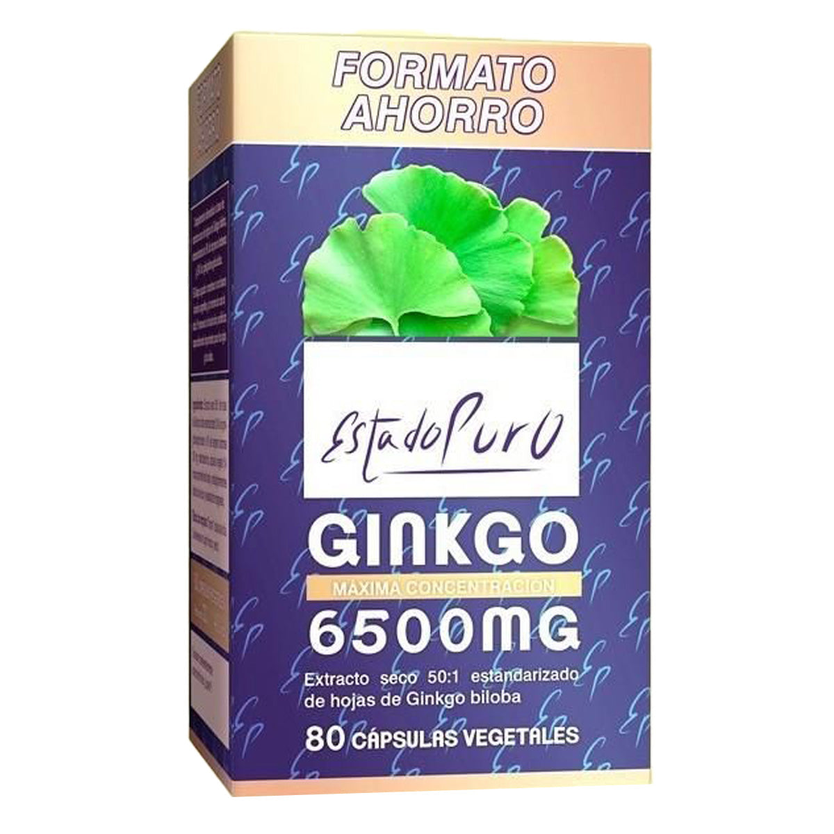 Ginkgo Biloba Estado Puro 6500 Mg 80 Capsulas